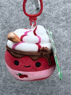 Squishmallows Maude the Cranberry Mocha Christmas Squad 4" Plush Toy Gifts NEW